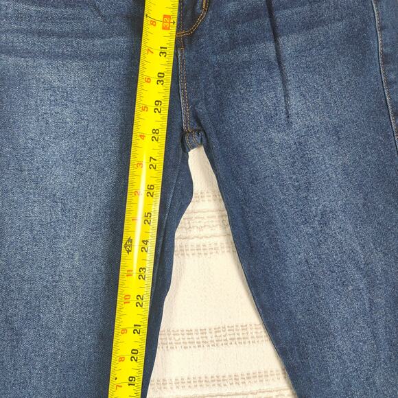 Kendall & Kylie High Rise Straight Leg Jeans Dark Wash Size 11/12 - Picture 5 of 10